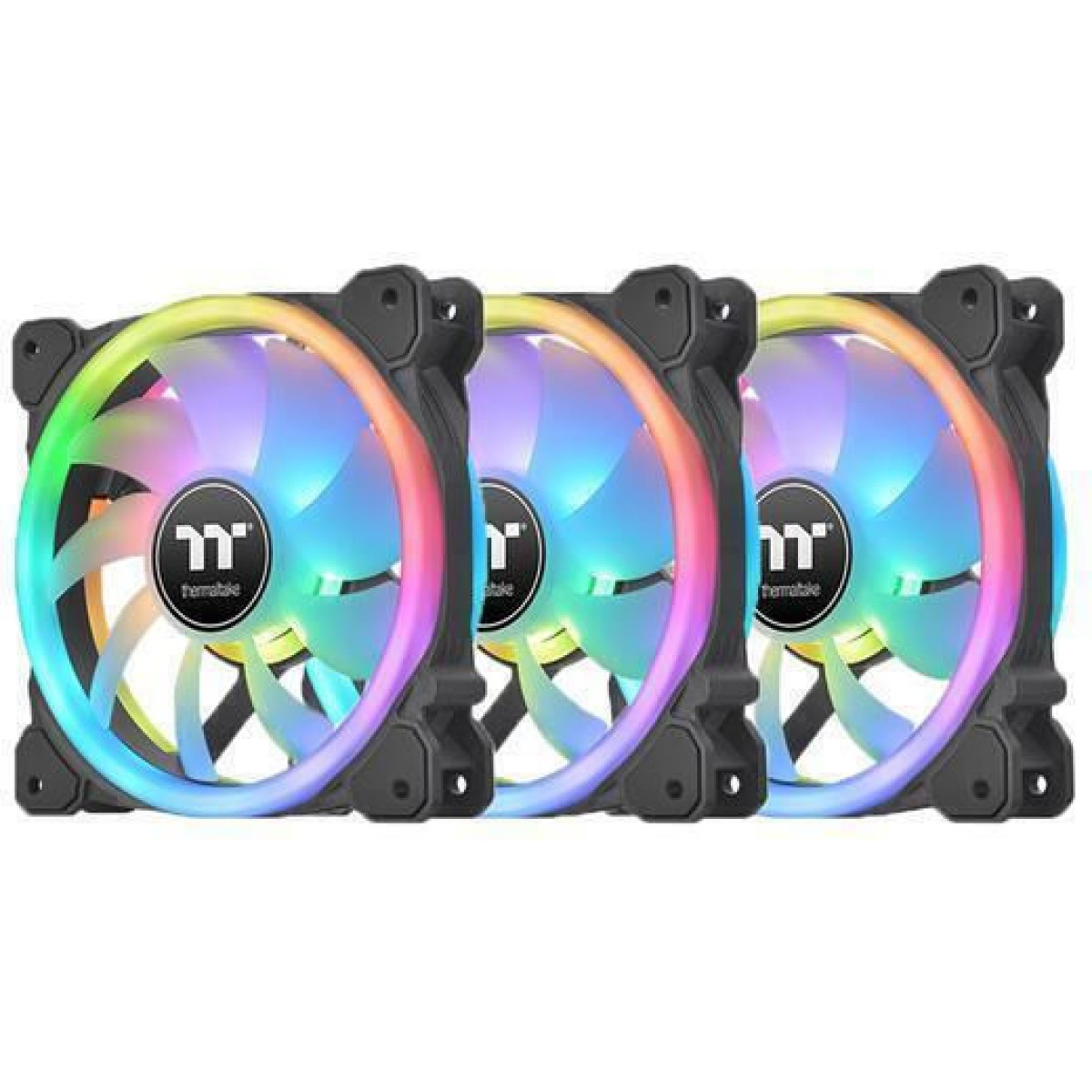 Thermaltake Swafan Case Fan 120mm με RGB Φωτισμό και Σύνδεση 9-Pin 3τμχ