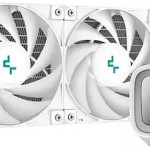 Deepcool LS520 Υδρόψυξη Επεξεργαστή Διπλού Ανεμιστήρα 120mm για Socket AM4/AM5/1700/1200/115x με ARGB Φωτισμό Λευκή