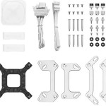 Deepcool LS520 Υδρόψυξη Επεξεργαστή Διπλού Ανεμιστήρα 120mm για Socket AM4/AM5/1700/1200/115x με ARGB Φωτισμό Λευκή