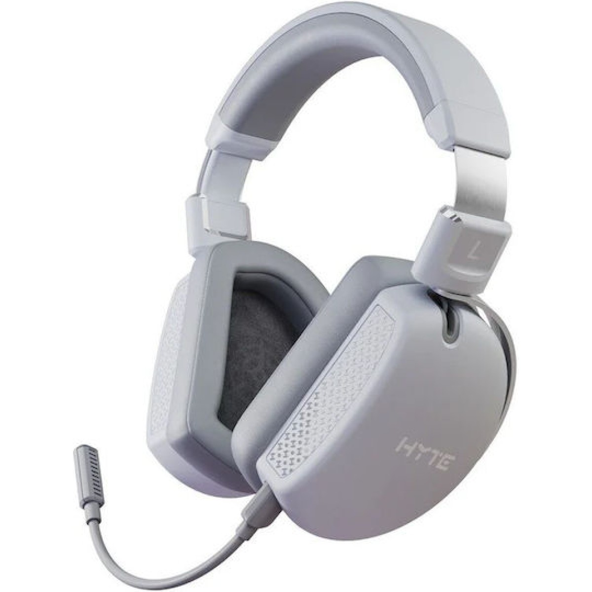 HYTE Eclipse HG10 Ασύρματο Over Ear Gaming Headset με σύνδεση USB Λευκό