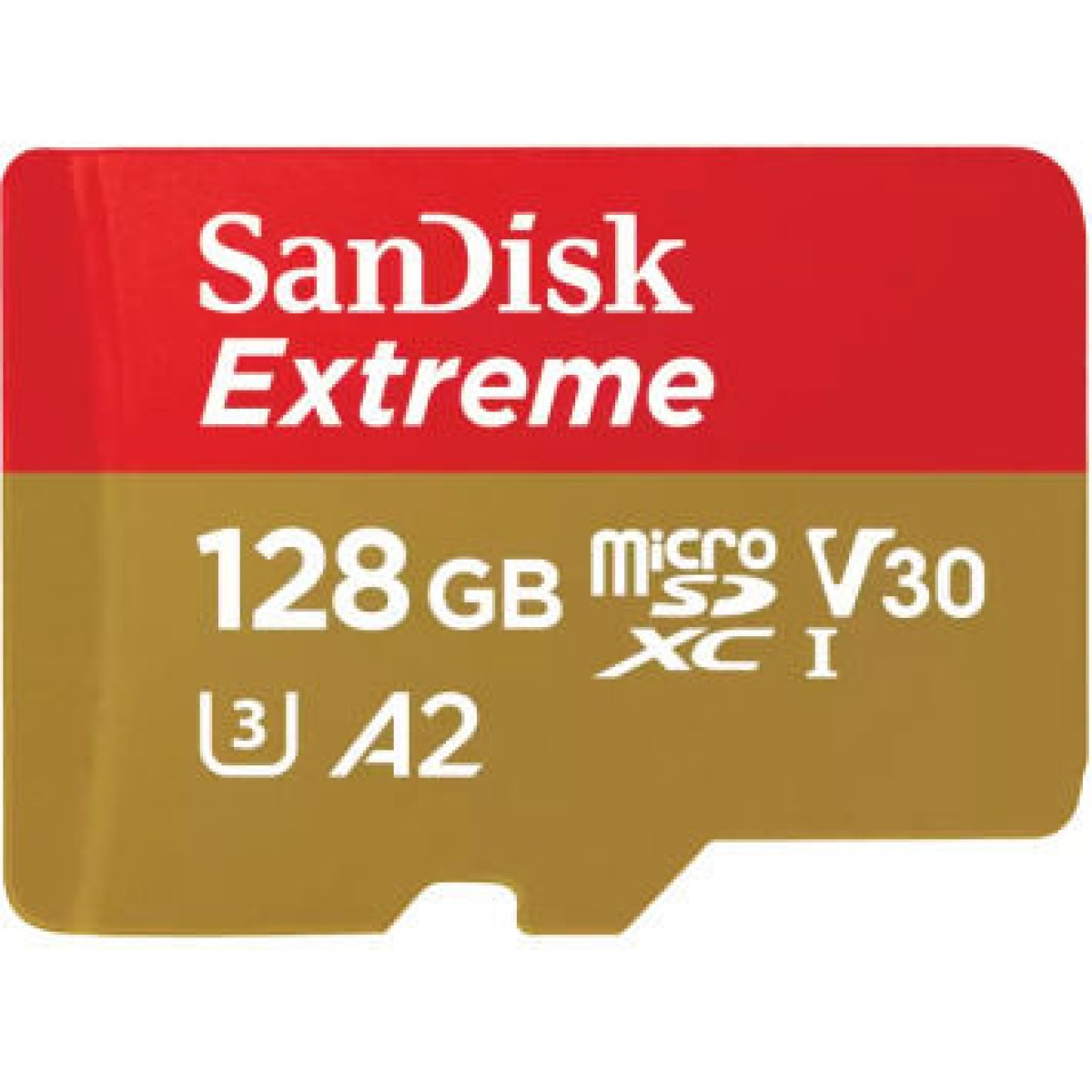 Sandisk Extreme microSDXC 128GB Class 10 U3 V30 A2 UHS-I με αντάπτορα SDSQXAA-128G-GN6MA
