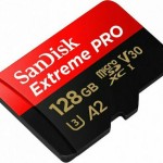 Sandisk Extreme Pro microSDXC 128GB Class 10 U3 V30 A2 UHS-I με αντάπτορα SDSQXCD-128G-GN6MA
