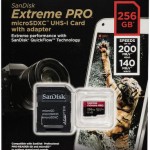 Sandisk Extreme PRO microSDXC 256GB U3 V30 A2 UHS-I με αντάπτορα