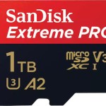 Sandisk Extreme Pro microSDXC 1.0TB Class 10 U3 V30 A2 UHS-I με αντάπτορα