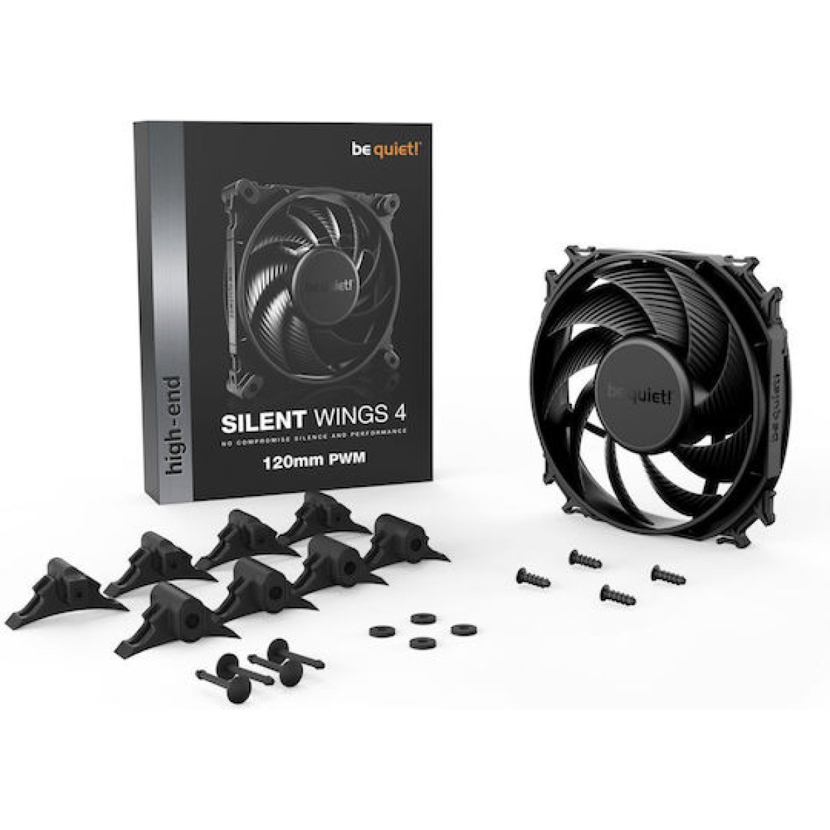 Be Quiet Silent Wings 4 Case Fan 120mm με Σύνδεση 4-Pin PWM BL093