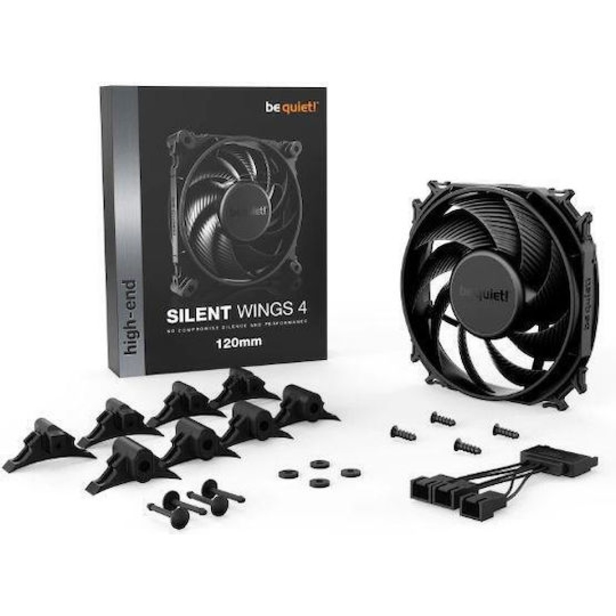 Be Quiet Silent Wings 4 Case Fan 140mm με Σύνδεση 3-Pin / 4-Pin PWM