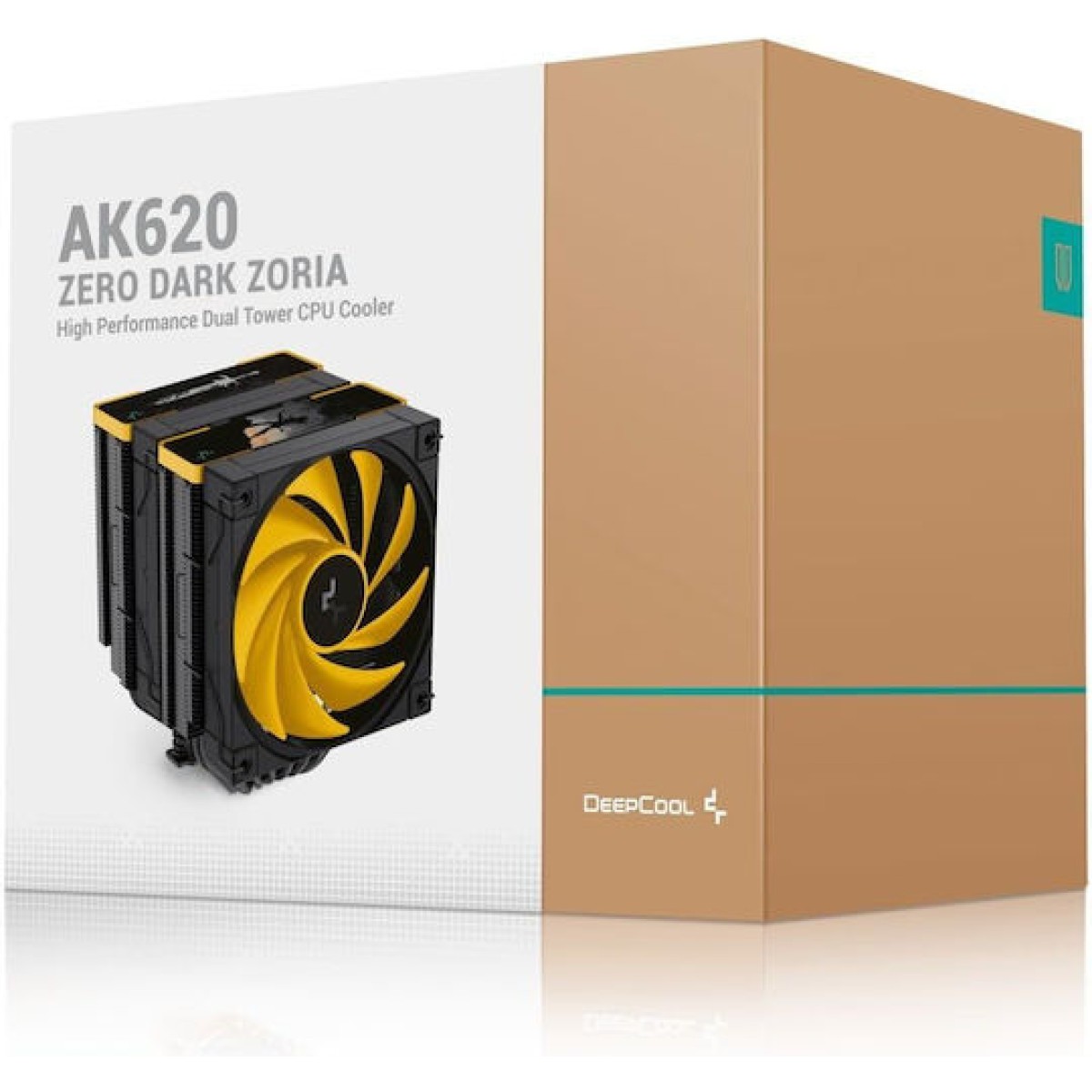 Deepcool AK620 Zero Dark Zoria Ψύκτρα Επεξεργαστή Διπλού Ανεμιστήρα για Socket 1200/1700/2011/2066