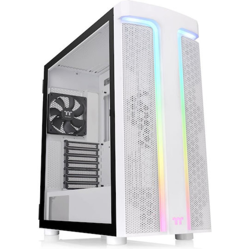 Thermaltake H590 ARGB Gaming Κουτί Υπολογιστή με Πλαϊνό Παράθυρο Λευκό