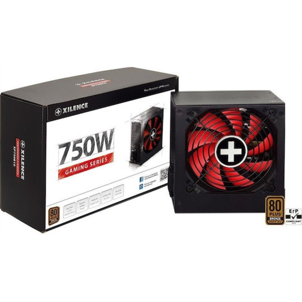 Xilence XP750R10 750W Μαύρο Τροφοδοτικό Υπολογιστή Full Wired 80 Plus Bronze