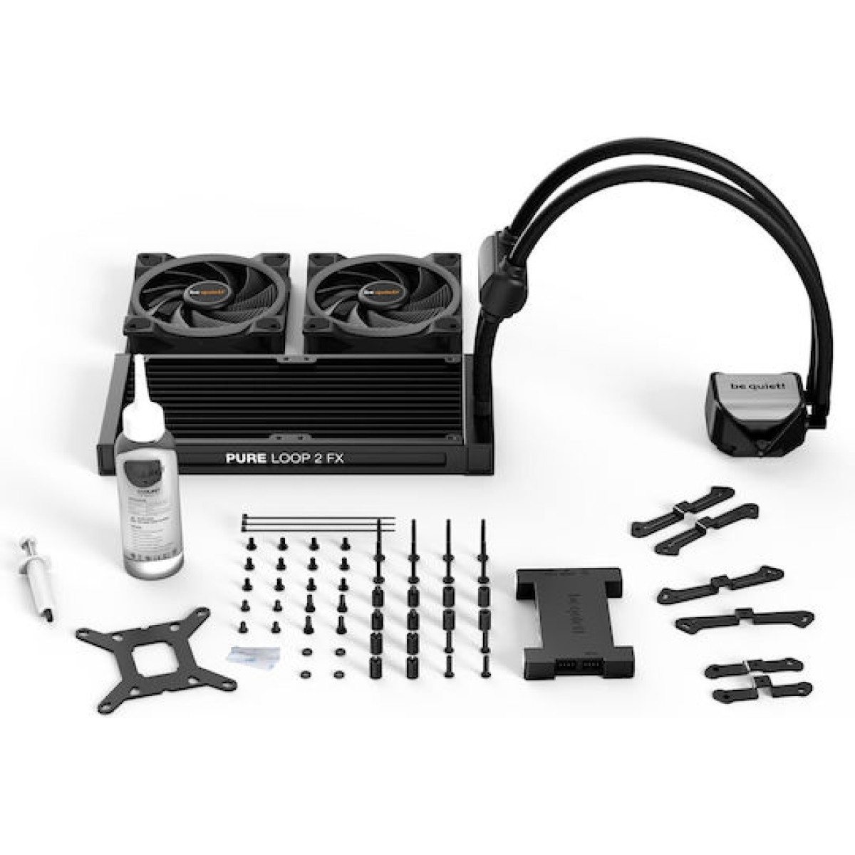 Be Quiet Pure Loop 2 FX Υδρόψυξη Επεξεργαστή Διπλού Ανεμιστήρα 120mm για Socket AM4/AM5/1700/1200/115x με ARGB Φωτισμό