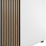 Fractal Design North Gaming Midi Tower Κουτί Υπολογιστή με Πλαϊνό Παράθυρο Chalk White TGC