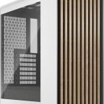 Fractal Design North Gaming Midi Tower Κουτί Υπολογιστή με Πλαϊνό Παράθυρο Chalk White TGC