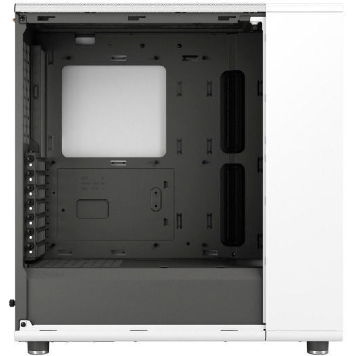 Fractal Design North Gaming Midi Tower Κουτί Υπολογιστή με Πλαϊνό Παράθυρο Chalk White TGC