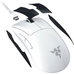 Razer Deathadder V3 Pro Ασύρματο Gaming Ποντίκι 30000 DPI Λευκό
