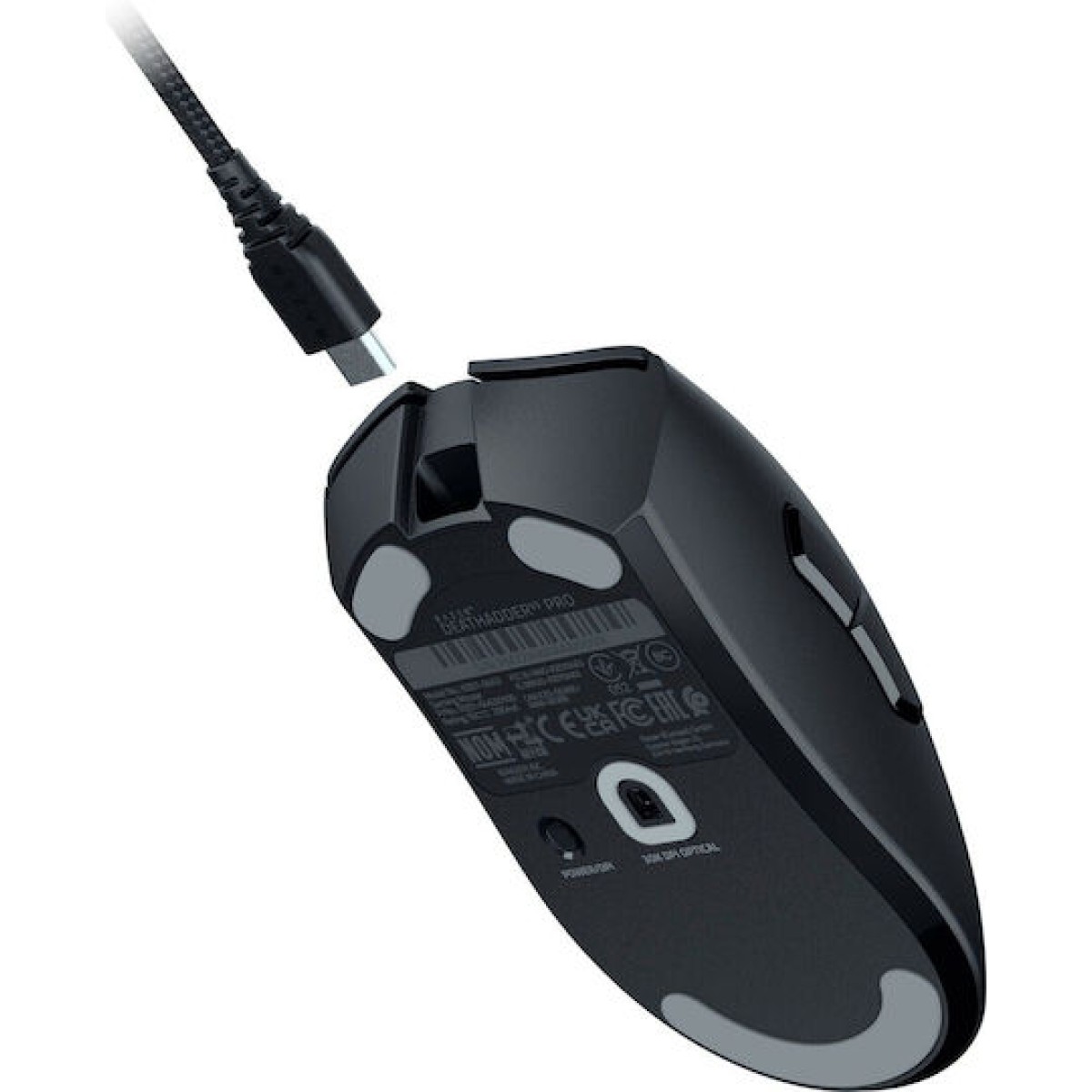 Razer Deathadder V3 Pro Ασύρματο Gaming Ποντίκι 30000 DPI Μαύρο
