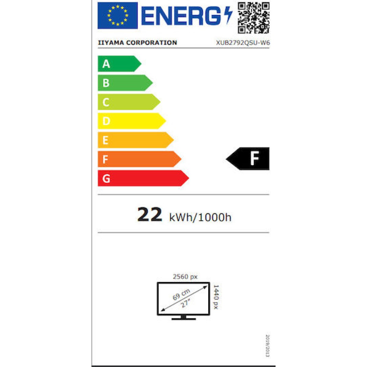 Iiyama ProLite XUB2792QSU-W6 IPS Monitor 27