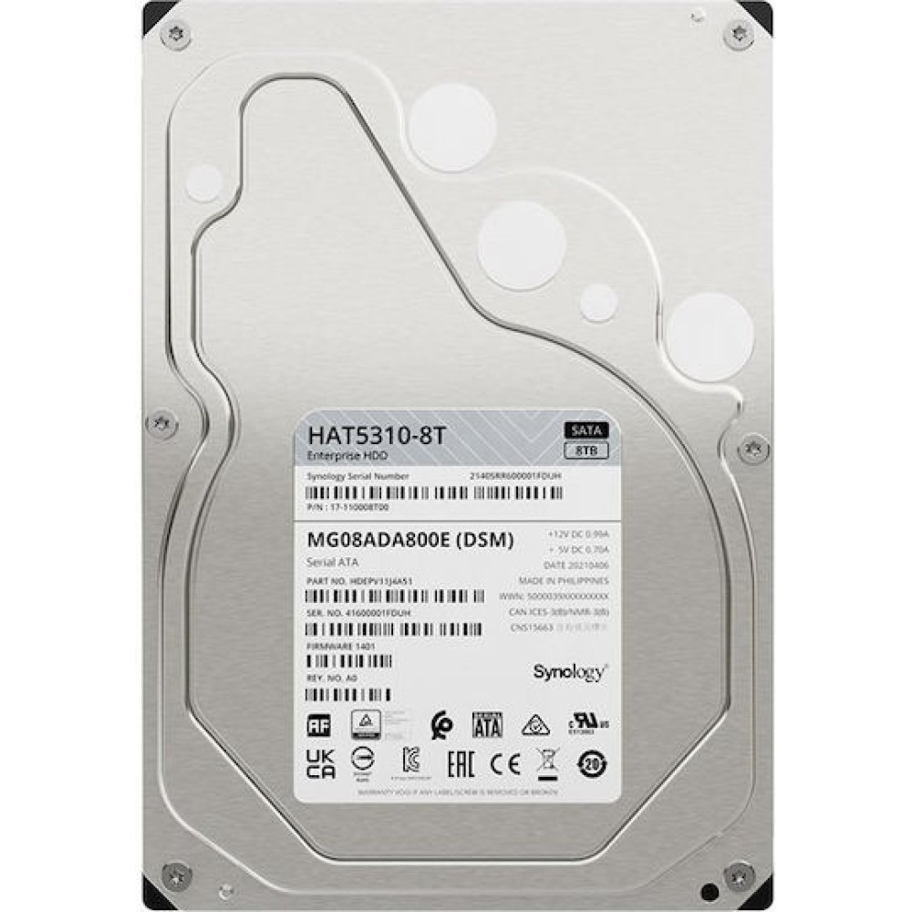 Synology HAT5310 8TB HDD Σκληρός Δίσκος 3.5