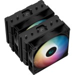 Deepcool AG620 BK ARGB Ψύκτρα Επεξεργαστή Διπλού Ανεμιστήρα για Socket AM4/AM5/1200/115x/1700