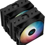 Deepcool AG620 BK ARGB Ψύκτρα Επεξεργαστή Διπλού Ανεμιστήρα για Socket AM4/AM5/1200/115x/1700