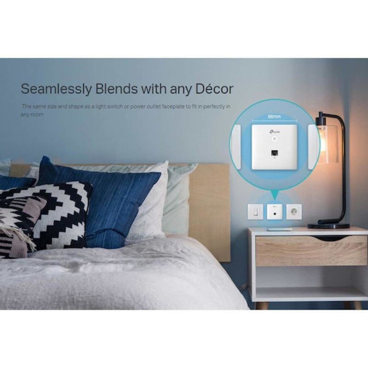 TP-LINK EAP230-Wall v1 Access Point Wi‑Fi 5 Dual Band (2.4 & 5GHz)