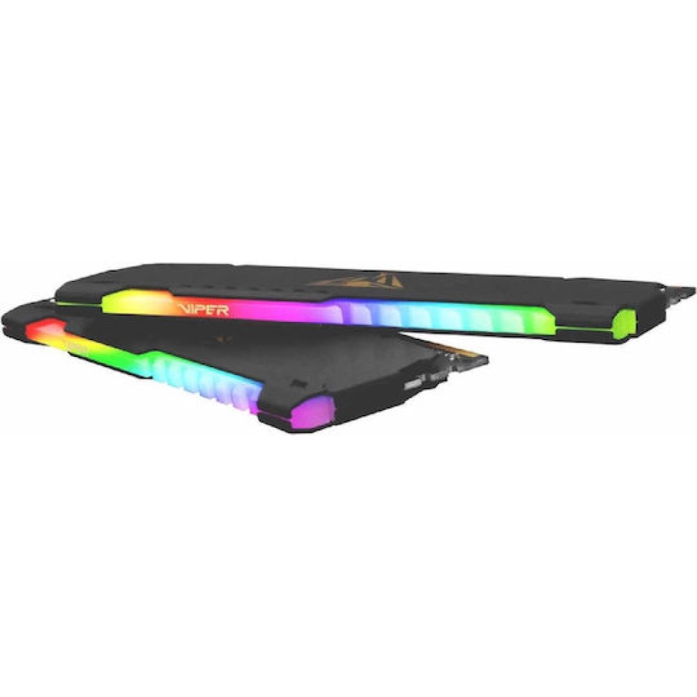 Patriot Viper Steel RGB DDR4 32GB RAM με 2x16GB Modules και Ταχύτητα 3200 για Desktop