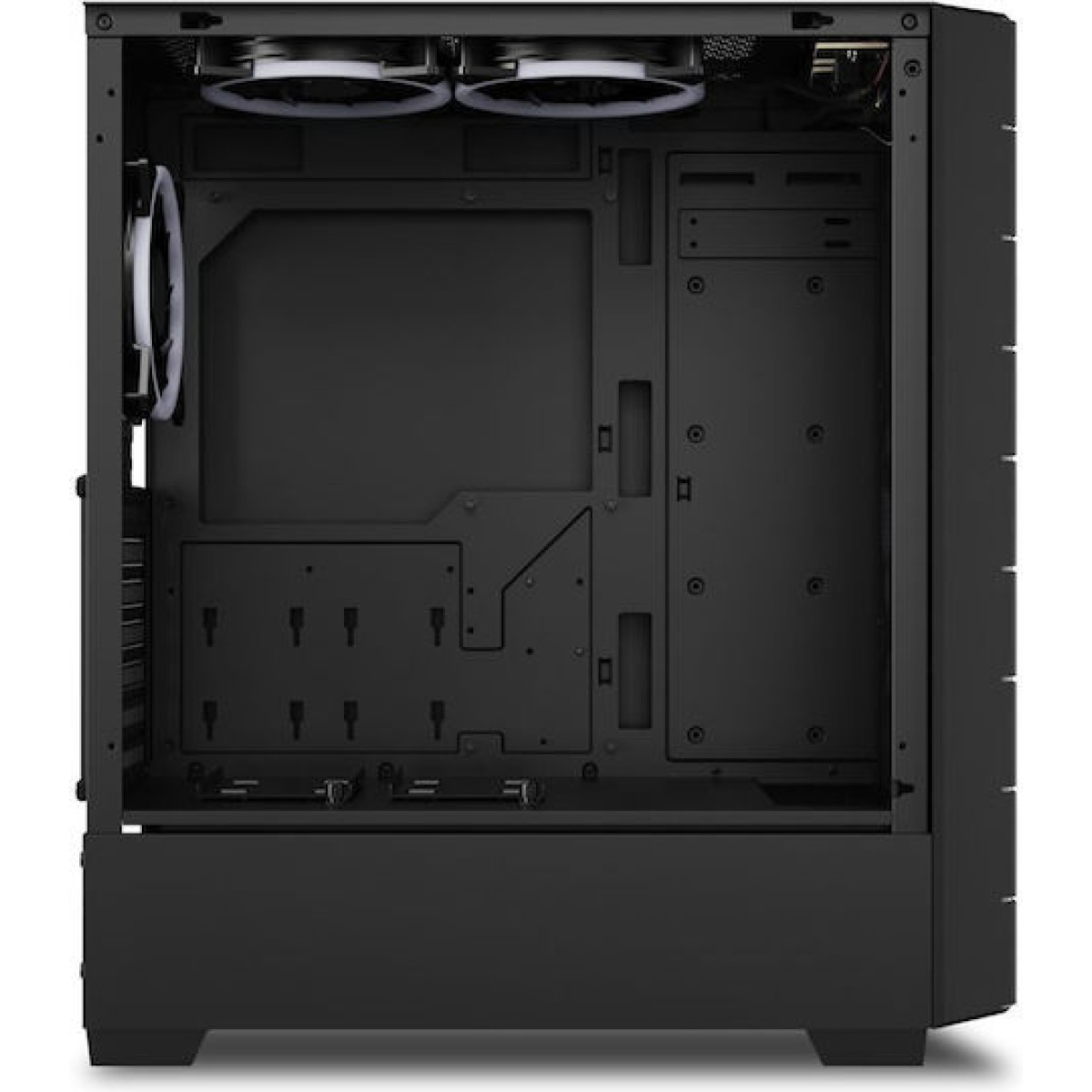 Sharkoon HEX Gaming Midi Tower Κουτί Υπολογιστή με Πλαϊνό Παράθυρο και RGB Φωτισμό Μαύρο