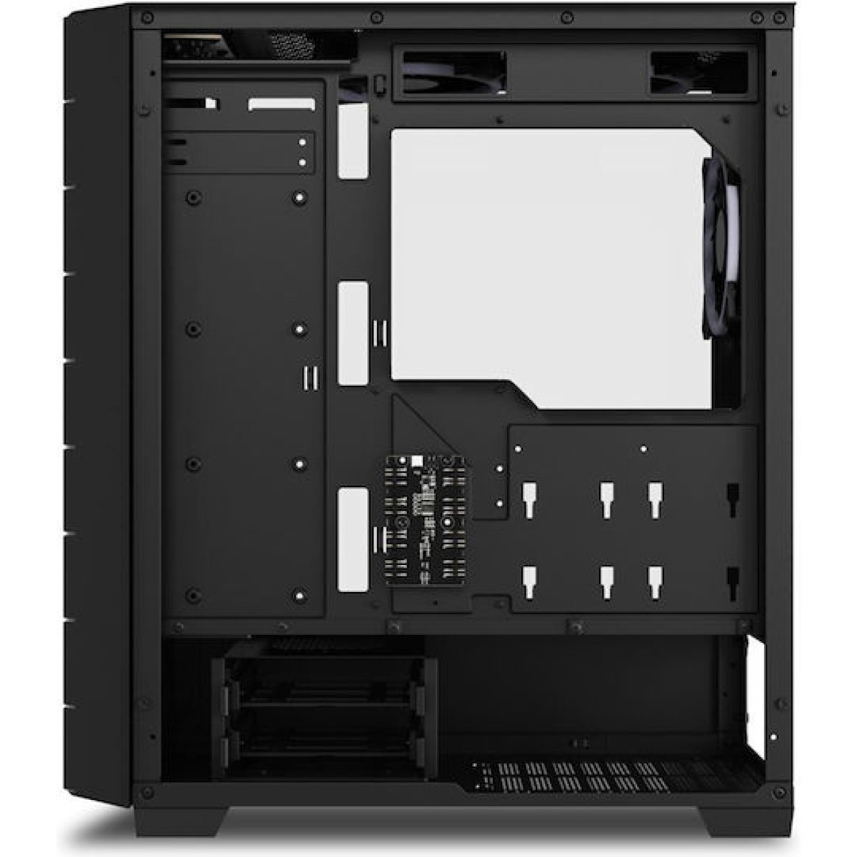 Sharkoon HEX Gaming Midi Tower Κουτί Υπολογιστή με Πλαϊνό Παράθυρο και RGB Φωτισμό Μαύρο