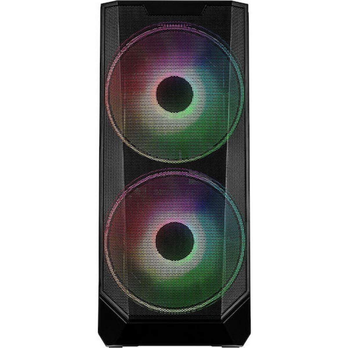 Inter-Tech IT-3503 Airstream Gaming Full Tower Κουτί Υπολογιστή με Πλαϊνό Παράθυρο και RGB Φωτισμό Μαύρο