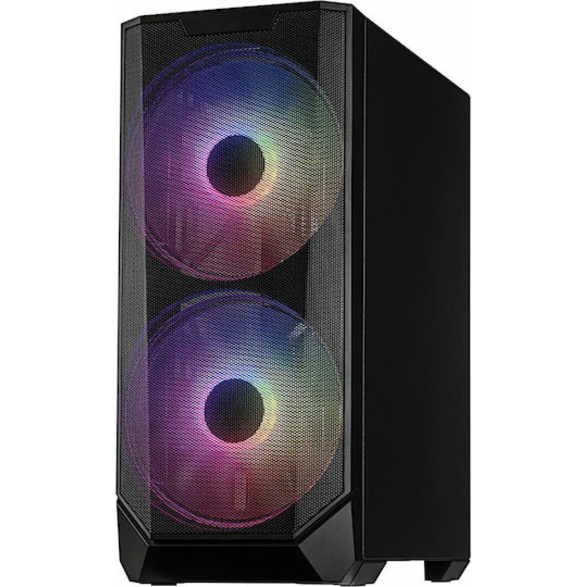 Inter-Tech IT-3503 Airstream Gaming Full Tower Κουτί Υπολογιστή με Πλαϊνό Παράθυρο και RGB Φωτισμό Μαύρο
