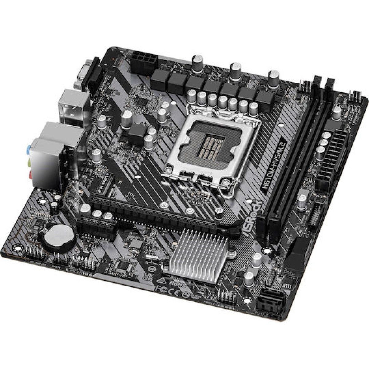 ASRock H610M-HVS/M.2 R2.0 Motherboard Micro ATX με Intel 1700 Socket 90-MXBJJ0-A0UAYZ