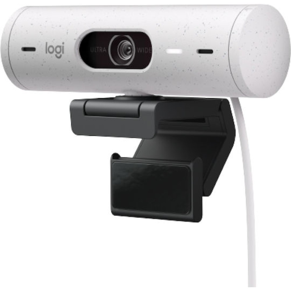 Logitech Brio 500 Web Camera Full HD 1080p με Autofocus Λευκή 960-001428