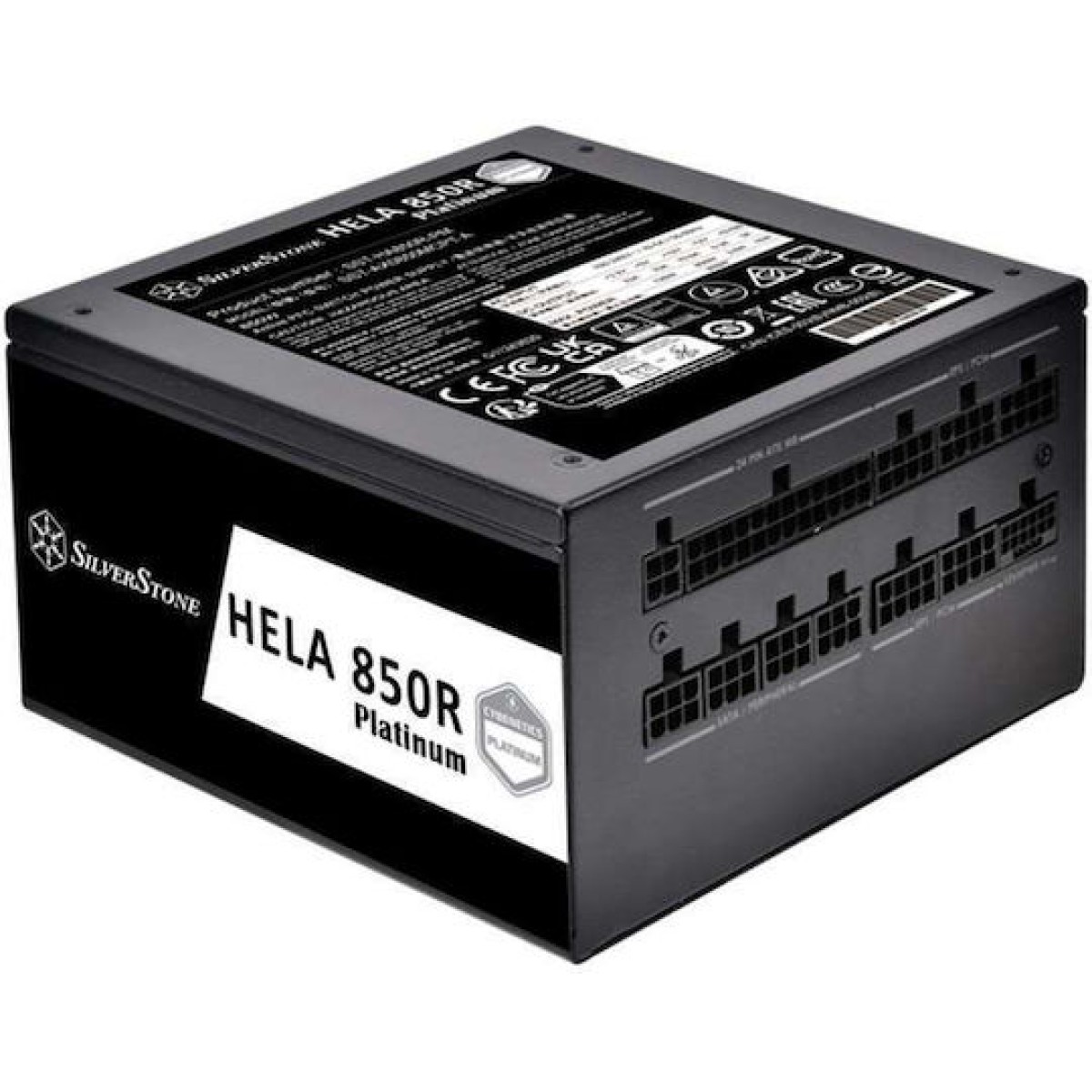 Silverstone HELA 850R Cybenetics Platinum 850W Μαύρο Τροφοδοτικό Υπολογιστή Full Modular