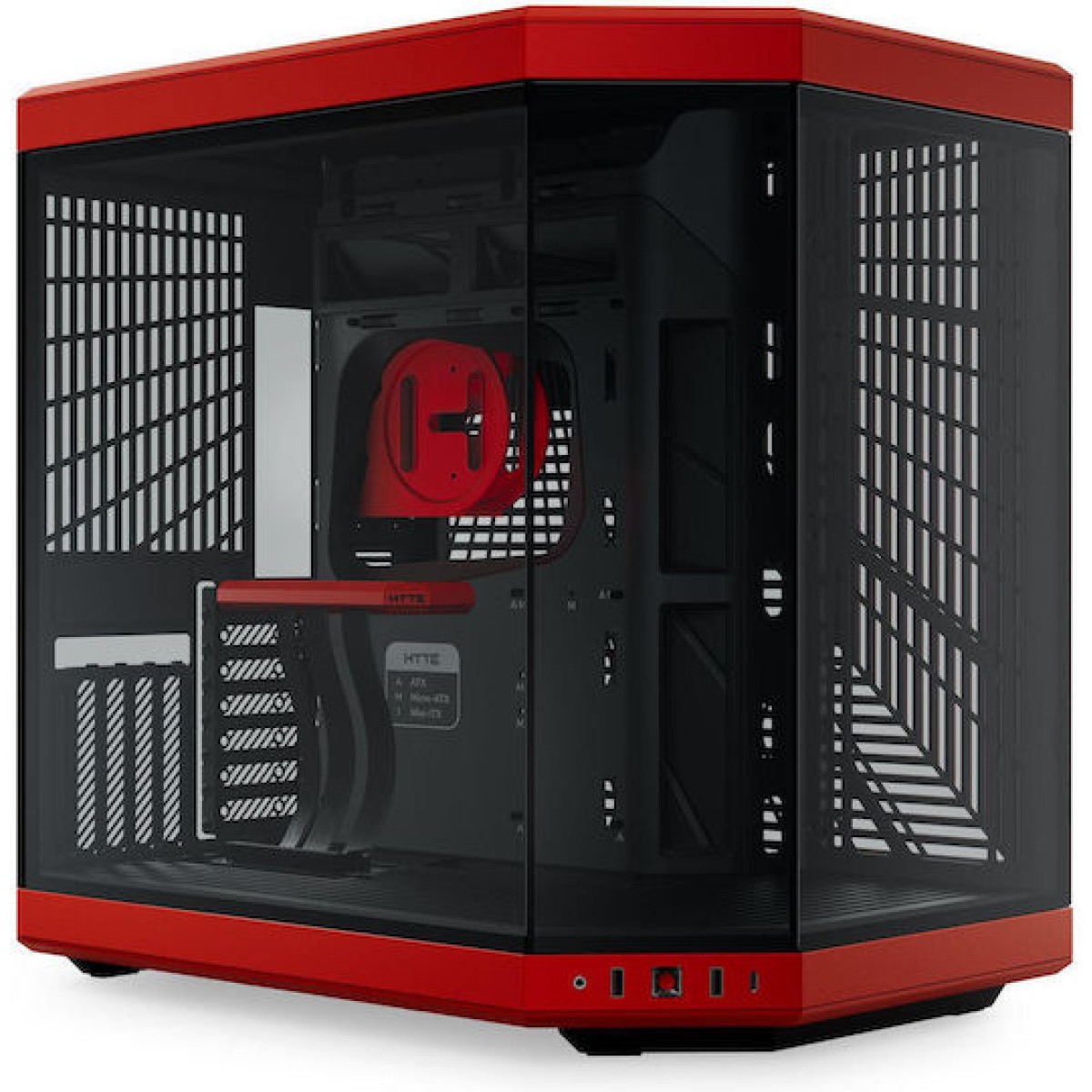 HYTE Y70 Midi Tower Κουτί Υπολογιστή με Πλαϊνό Παράθυρο Black Cherry