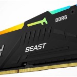 Kingston Fury Beast RGB DDR5 με Module 1x16GB και Ταχύτητα 5600 για Desktop