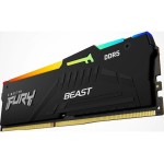 Kingston Fury Beast RGB DDR5 με Module 1x16GB και Ταχύτητα 5600 για Desktop