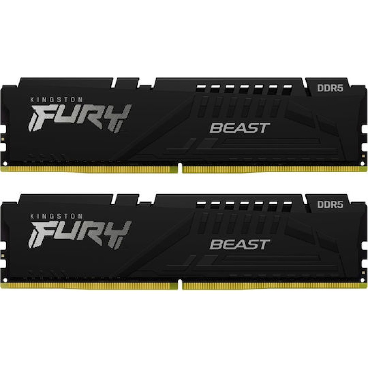 Kingston Fury Beast DDR5 32GB RAM με 2x16GB Modules και Ταχύτητα 5600 για Desktop