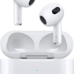 Apple AirPods (3rd generation) with Lightning Charging Case Earbud Bluetooth Handsfree Ακουστικά με Αντοχή στον Ιδρώτα και Θήκη Φόρτισης Λευκά