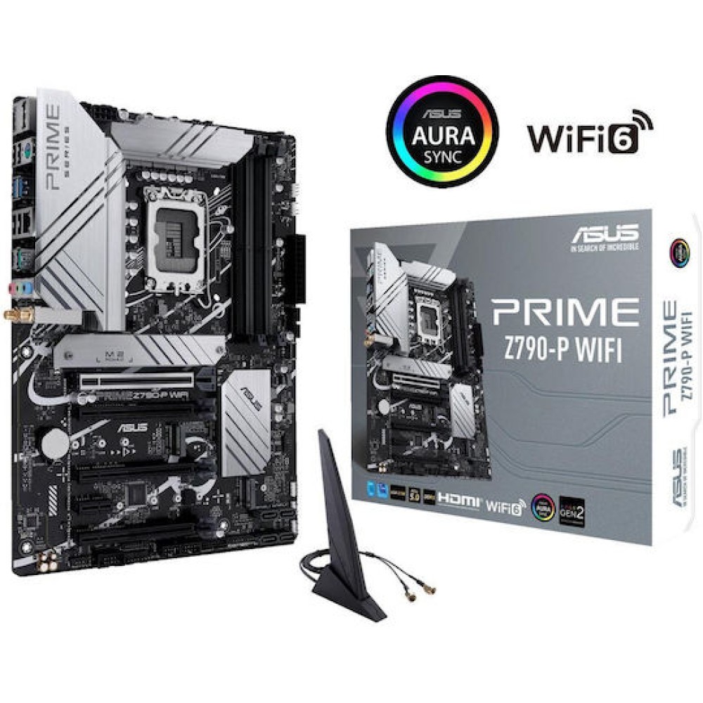 Asus Prime Z790-P WIFI Motherboard ATX με Intel 1700 Socket 90MB1CJ0-M0EAY0 90MB1CJ0-M1EAY0
