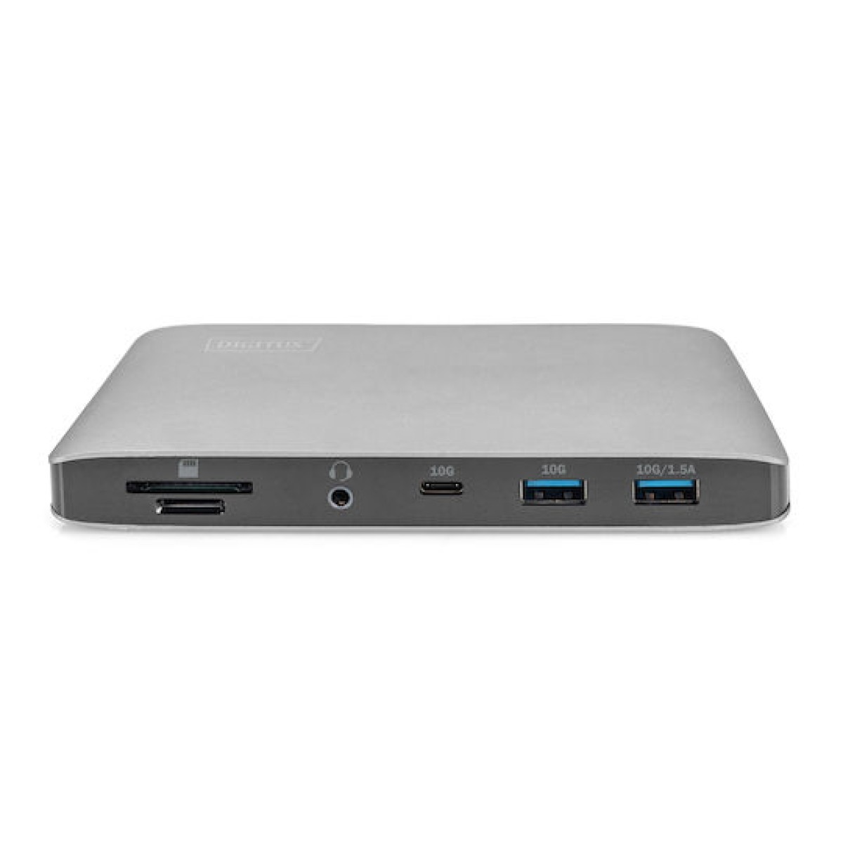 Digitus Thunderbolt 3 Docking Station με DisplayPort 4K PD Ethernet και συνδεση 2 Οθονών Γκρι (DA-70895)