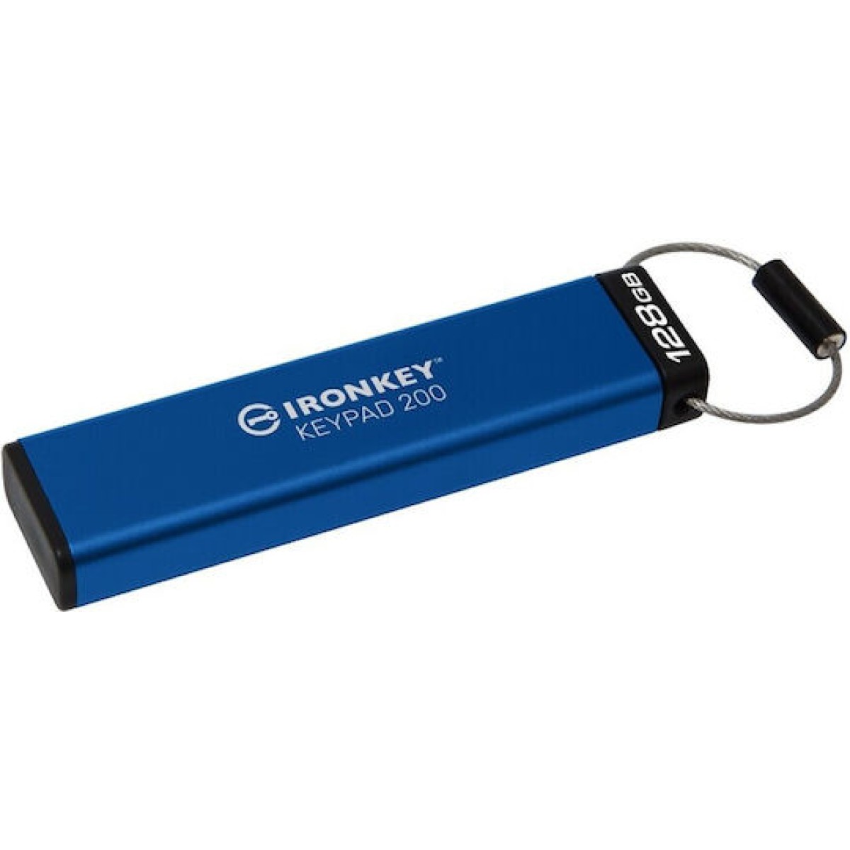 Kingston IronKey Keypad 128GB USB 3.2 Stick Μπλε