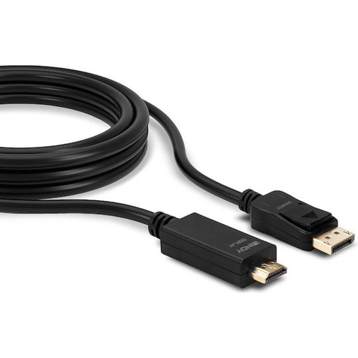 Lindy Cable DisplayPort male - HDMI male 2m Μαύρο (36922)