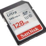 Sandisk Ultra SDXC 128GB Class 10 U1 UHS-I 140MB/s
