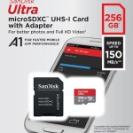 Sandisk Ultra microSDXC 256GB Class 10 U1 A1 UHS-I με αντάπτορα 150MB/s