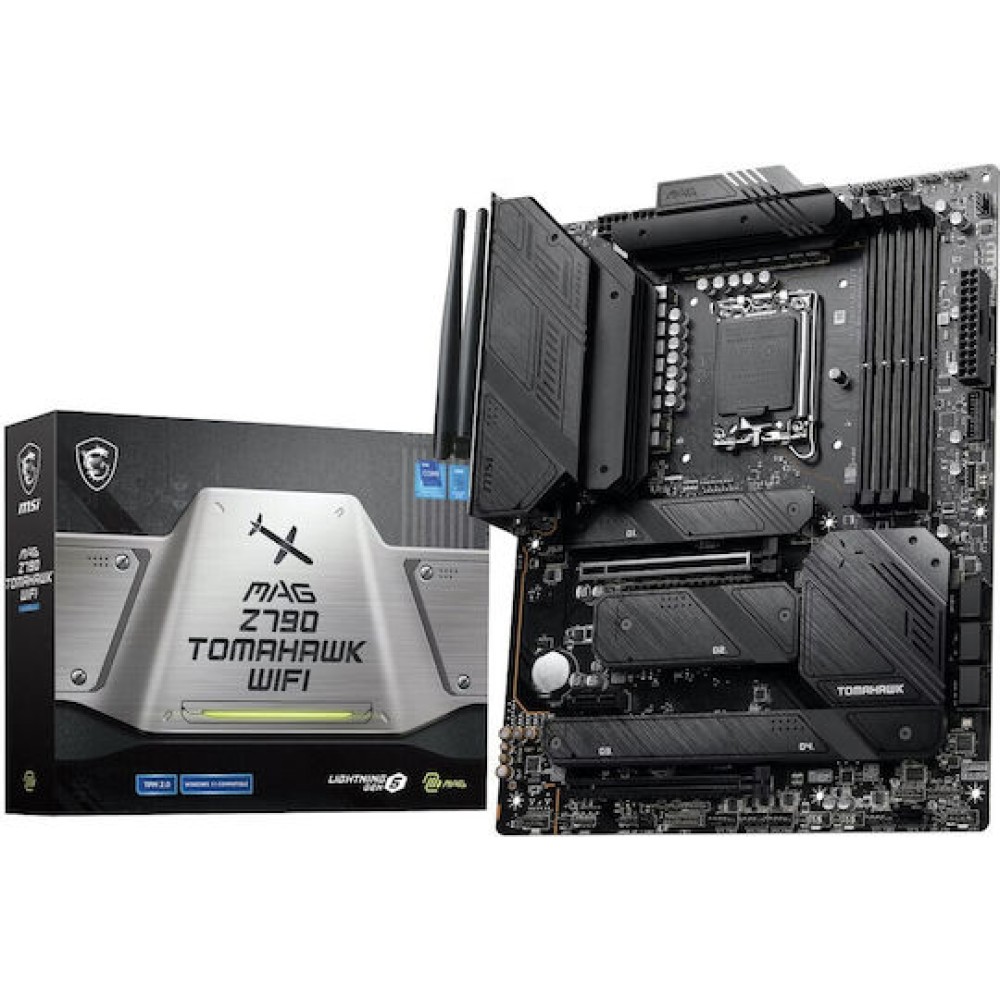 MSI MAG Z790 Tomahawk WIFI Motherboard ATX με Intel 1700 Socket 7D91-009R