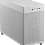 Asus Prime AP201 Gaming Micro Tower Κουτί Υπολογιστή με Πλαϊνό Παράθυρο Mesh White Edition