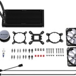 Sharkoon S70 Υδρόψυξη Επεξεργαστή Διπλού Ανεμιστήρα 120mm για Socket AM4/AM5/1700/1200/115x με ARGB Φωτισμό