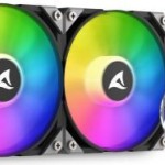 Sharkoon S80 RGB Υδρόψυξη Επεξεργαστή Διπλού Ανεμιστήρα 120mm για Socket AM4/AM5/1700/1200/115x