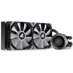Sharkoon S80 RGB Υδρόψυξη Επεξεργαστή Διπλού Ανεμιστήρα 120mm για Socket AM4/AM5/1700/1200/115x