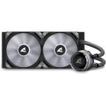 Sharkoon S80 RGB Υδρόψυξη Επεξεργαστή Διπλού Ανεμιστήρα 120mm για Socket AM4/AM5/1700/1200/115x