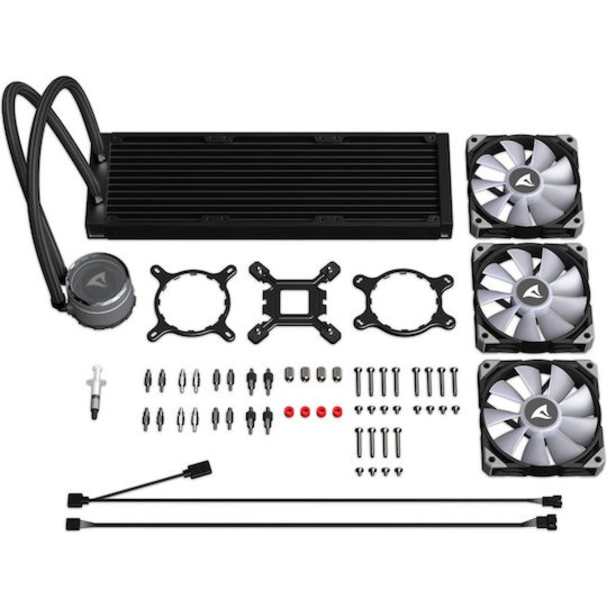 Sharkoon S90 RGB Υδρόψυξη Επεξεργαστή Τριπλού Ανεμιστήρα 120mm για Socket AM4/AM5/1700/1200